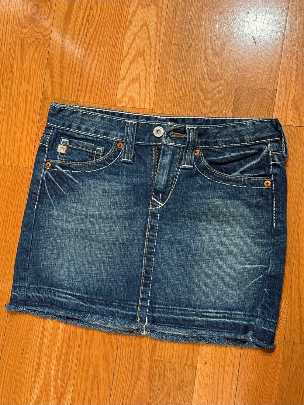 Big Star Dark Blue Denim Mini Skirt